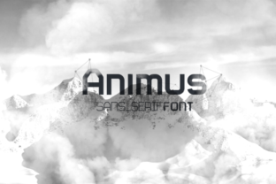 Animus: A Modern Sans Serif Typeface for Makers