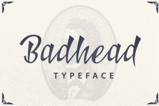 Badhead: A Charming Script Handwritten Font for Makers