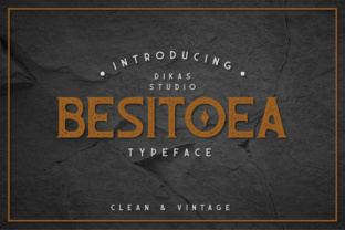 Besitoea: The Vintage Serif Font for Retro Campaigns