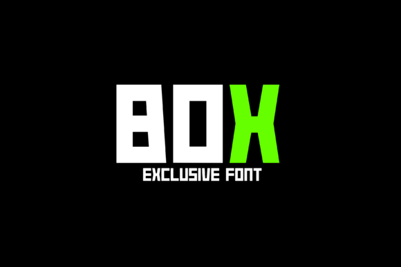 Box: The Clean Sans Serif Font for Modern Brands