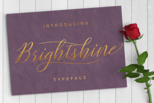 Brightshine: A Modern Script Font for Elegant Branding