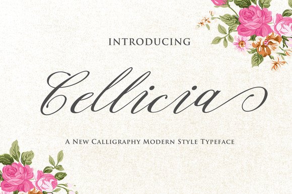 Cellicia: A Delicate Script Font for Elegant Branding