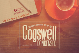Cogswell Condensed: A Handmade Sans Serif for Bold Logos