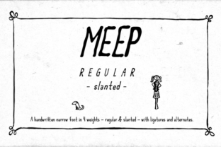 Elevate Editorial Layouts with Meep Regular Slanted Typeface
