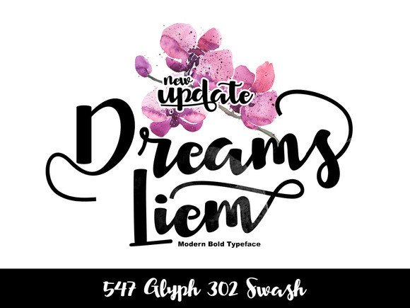 Elevate Your Brand with the Dreams Liem Typeface