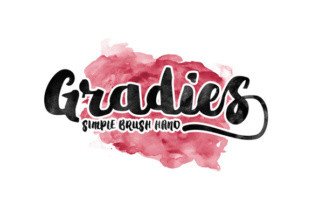 Gradies: A Friendly Script Handwritten Font for Makers