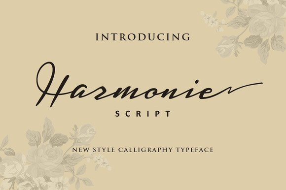 Harmonie: A Bold Script Font for Modern Web Design