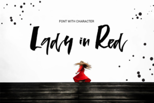Lady in Red: The Bold Script Font for High-Impact Marketing