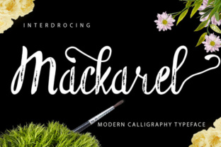 Mackarel: A Refined Script Handwritten Font for Editorial Design