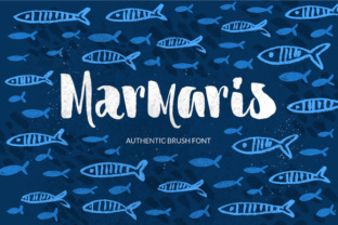 Marmaris: The Playful Brush Font for Crafters