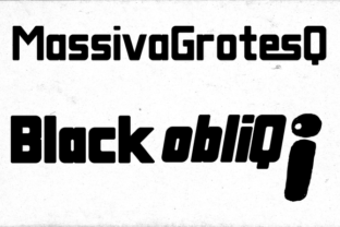 Massiva Grotesq Black Obliq: The Ultimate Bold Sans Serif