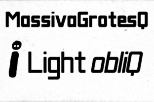 Massiva Grotesq Light Obliq: A Modern Typeface for Editorial Design