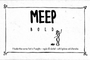 Meep Bold: A Playful Sans Serif for Modern Brand Identity
