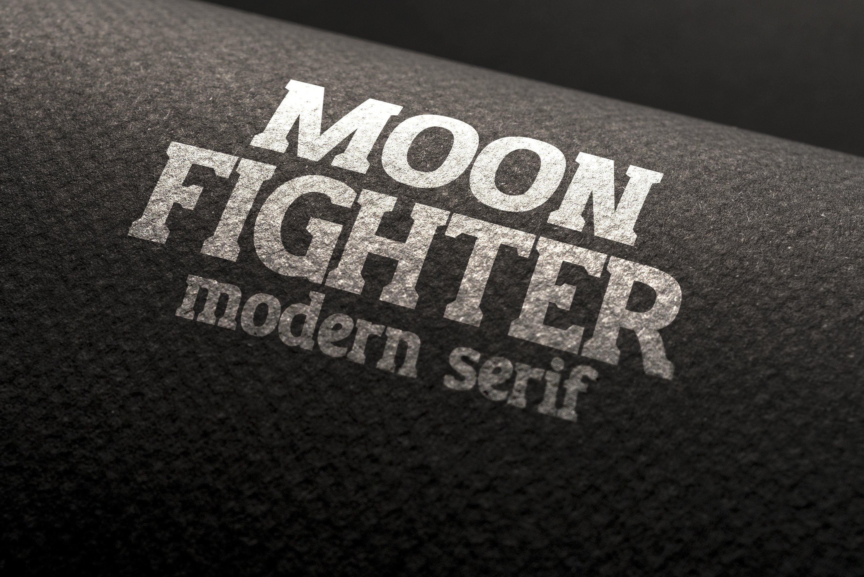 Moon Fighter: The Modern Serif Font for Crafters