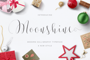 Moonshine Script: A Modern Calligraphy Typeface for Editorial Design