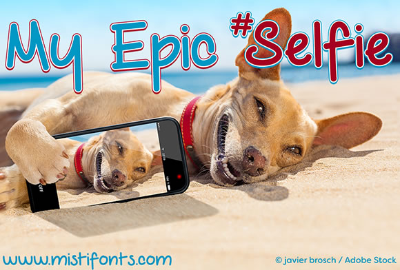 My Epic Selfie: The Bold Script Font for Viral Marketing