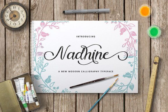 Nadhine: The Elegant Script Font for Campaigns