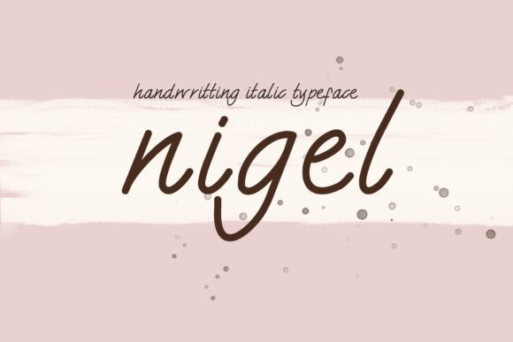 Nigel Font Review: A Simple Script for Branding