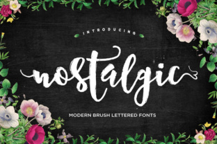 Nostalgic Script: A Modern Brush Font for Makers