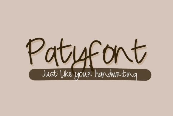 Paty Font: A Casual Script for Modern Editorial Design