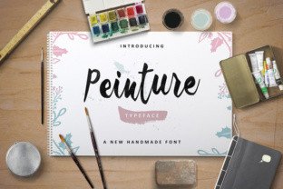 Peinture Font: Elevating Editorial Design with Calligraphy