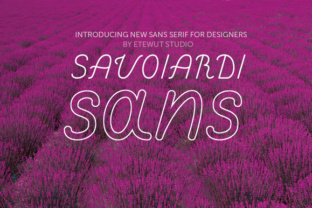Savoiardi Sans: A Mono Line Typeface for Modern Campaigns