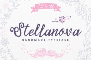 Stellanova: A Quirky Script Font for Modern Web Design