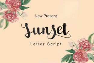 Sunset Script: The Perfect Summer Font for Campaigns
