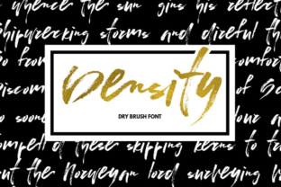 Using Density: A Dry Brush Script Handwritten Font for Branding