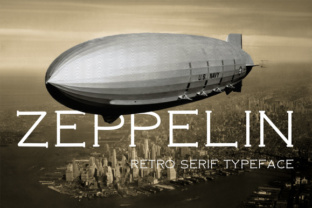 Zeppelin: A Vintage Serif Font for Retro Branding